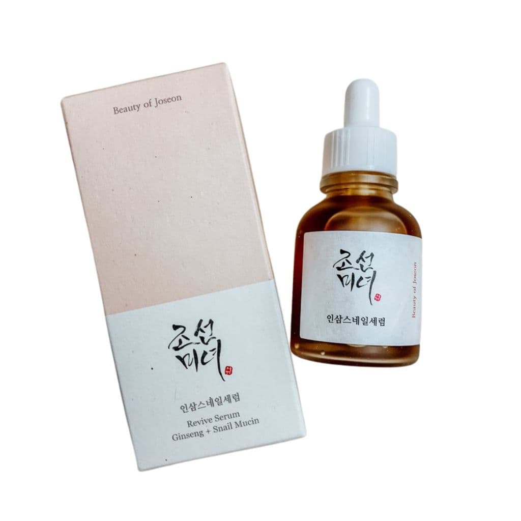 Beauty of Joseon Revive Serum 30ml – Ginseng & Snail Mucin for Glass Skin Glow | Youth Revival Starts Today