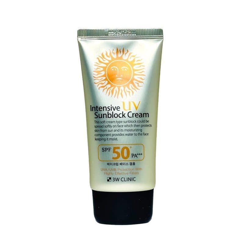3W Clinic Intensive UV Sunblock Cream SPF50+/PA+++ 70ml