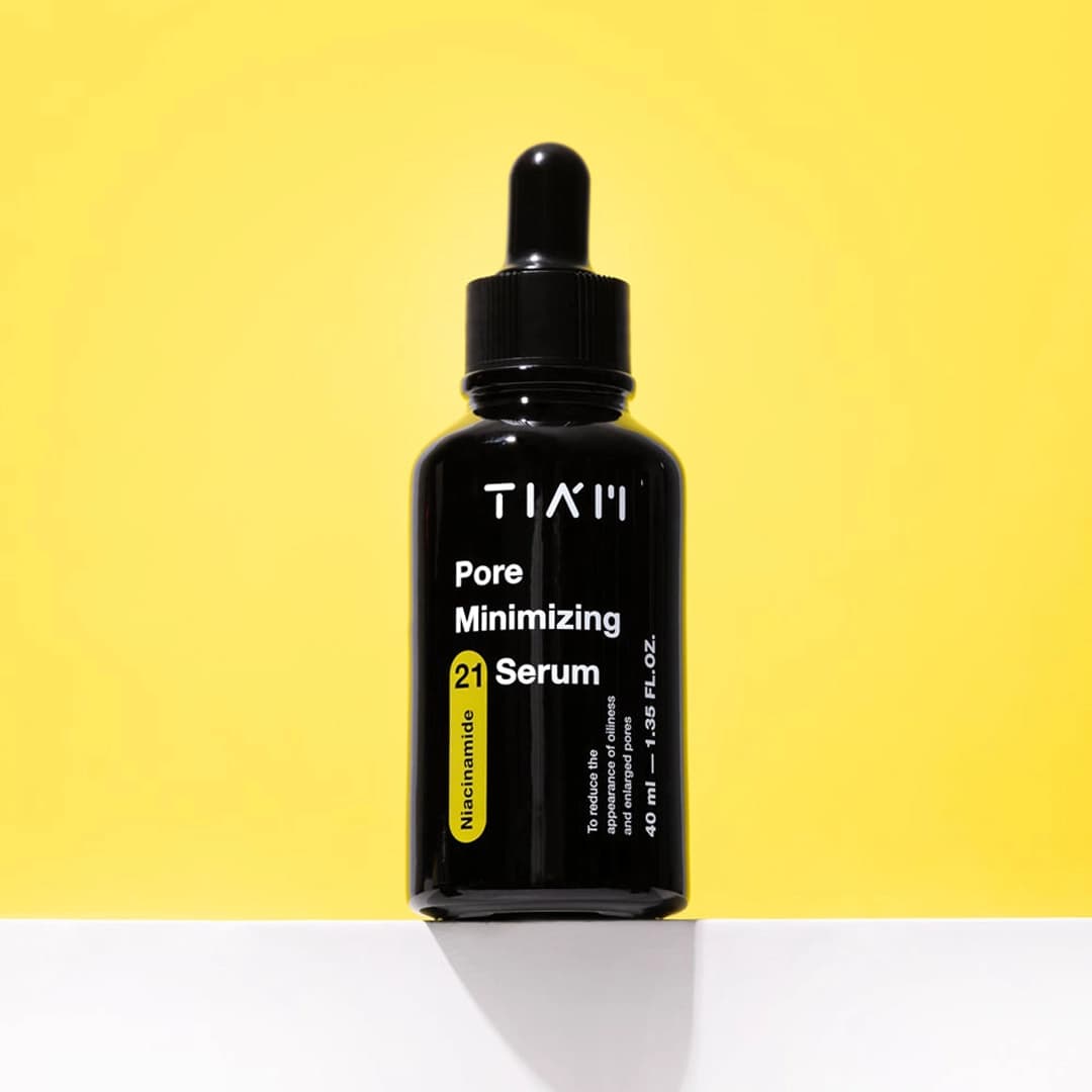 TIAM Pore Minimizing 21 Serum — 20% Niacinamide + 1% Zinc PCA Pore Tightening & Sebum Control Korean Serum, Brightens Dark Pores, Fades Acne Marks, Blackhead Minimizer for Oily, Combination & Acne-Prone Skin — 40ml