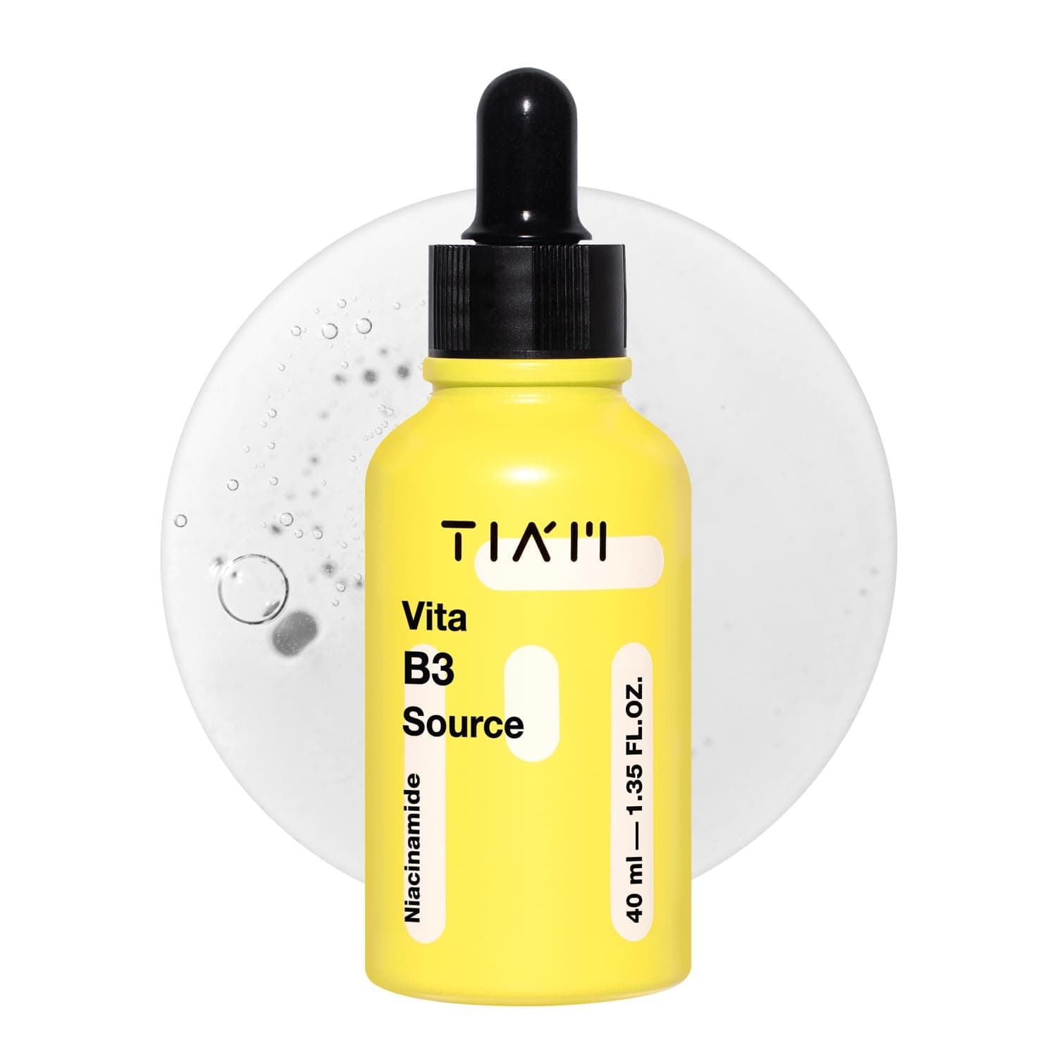 TIA'M Vita B3 Source, 40ml/1.35 fl oz, 10% Niacinamide Glow Serum with 2% Arbutin for Radiant & Balanced Skin, Vegan Korean Skin Care