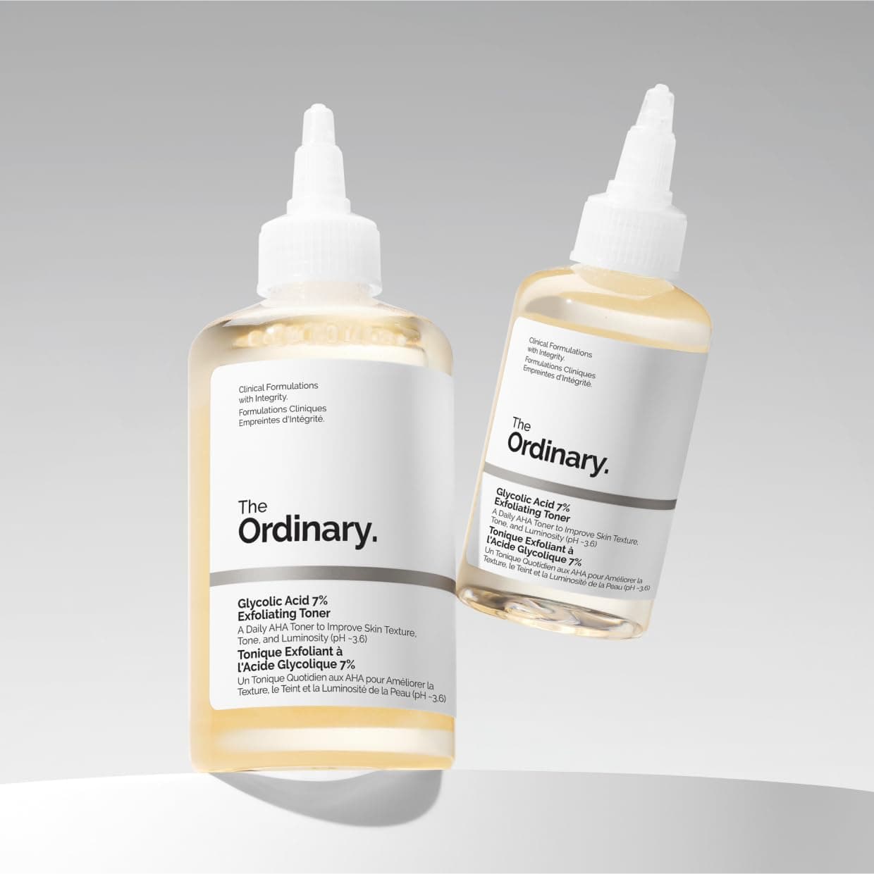 The Ordinary Glycolic Acid 7% Toning Solution 240ml – AHA Exfoliating Toner for Brightening, Smoother Texture, Uneven Skin Tone & Dull Skin – Alcohol-Free Chemical Exfoliant