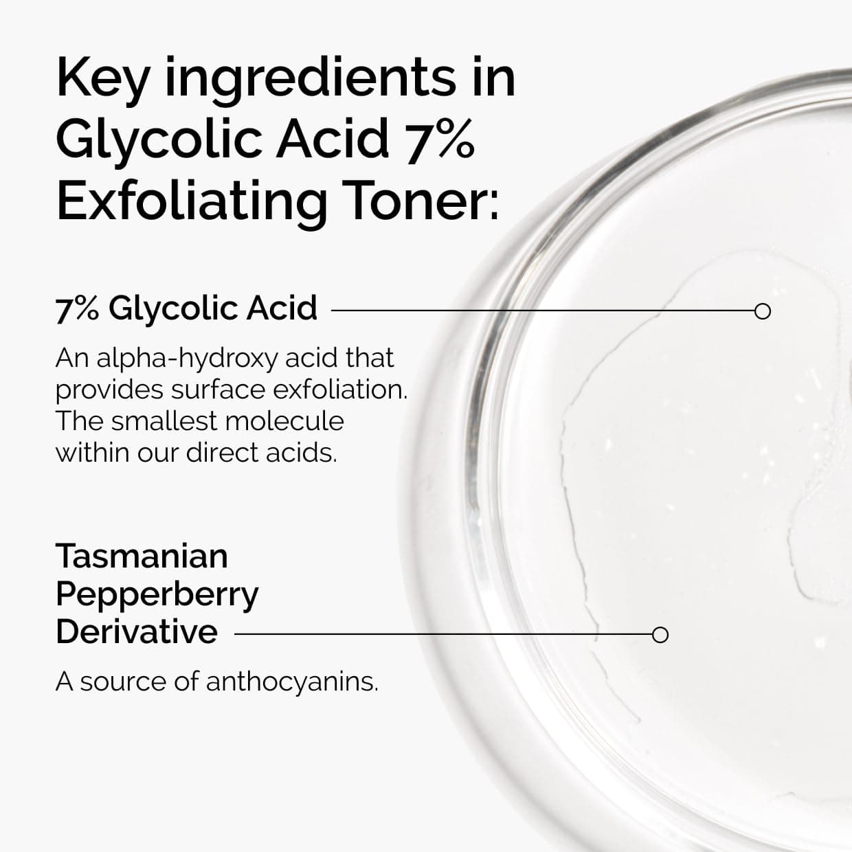 The Ordinary Glycolic Acid 7% Toning Solution 240ml exfoliating toner Keybenifits