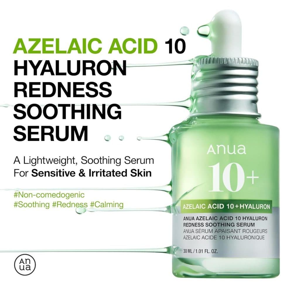 Anua Azelaic Acid 10 Hyaluron Redness Soothing Serum 30ml for sensitive skin | Majesty bangladesh