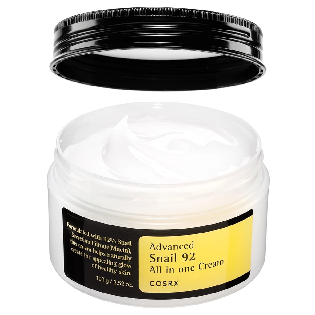 COSRX Snail 92 All In One Cream – Powerful Skin Repair Moisturizer for Deep Hydration & Glow