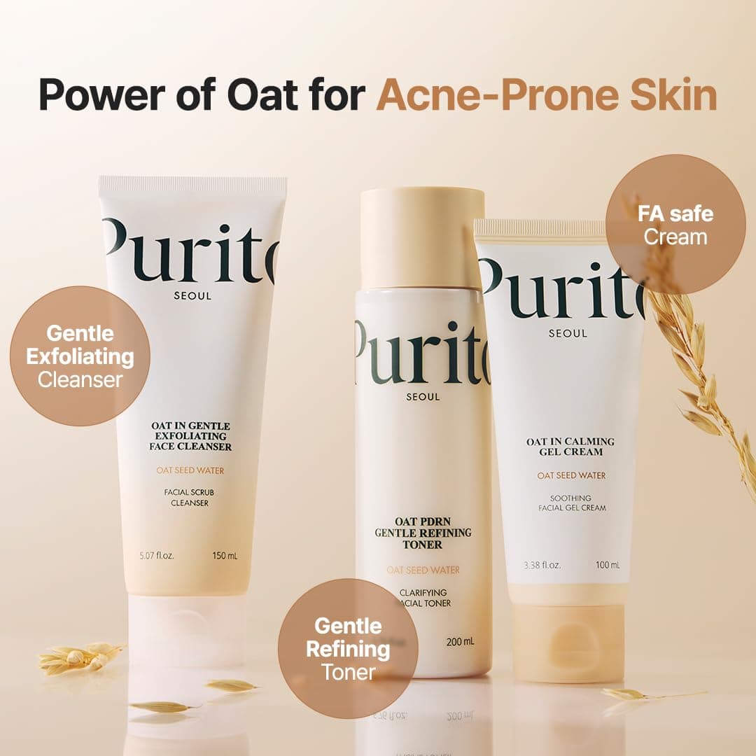 Purito Oat In Calming Gel Cream 100ml Korean Moisturizer for Sensitive Skin