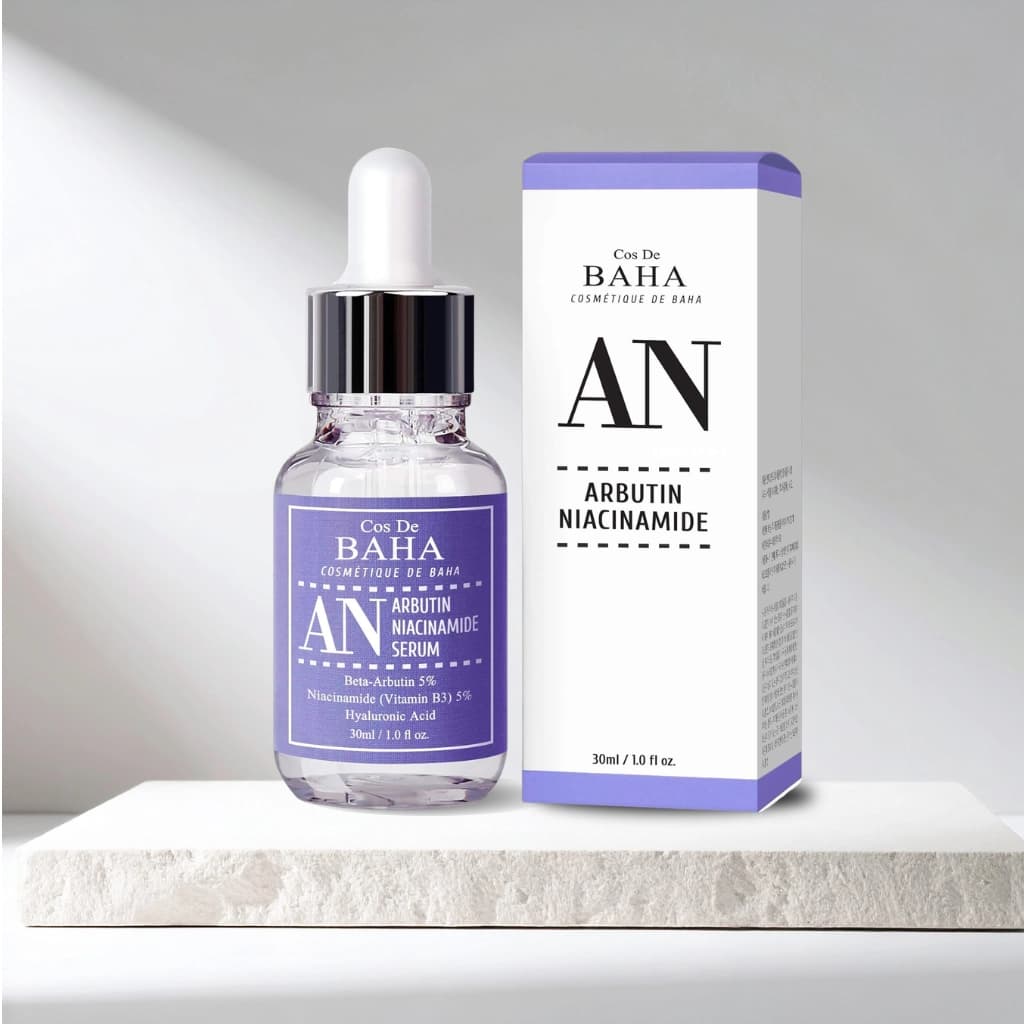 Cos De BAHA Arbutin Niacinamide Serum (AN) Dark Spot Brightening Pore Minimizing Serum for Oily & All Skin Types 30ml