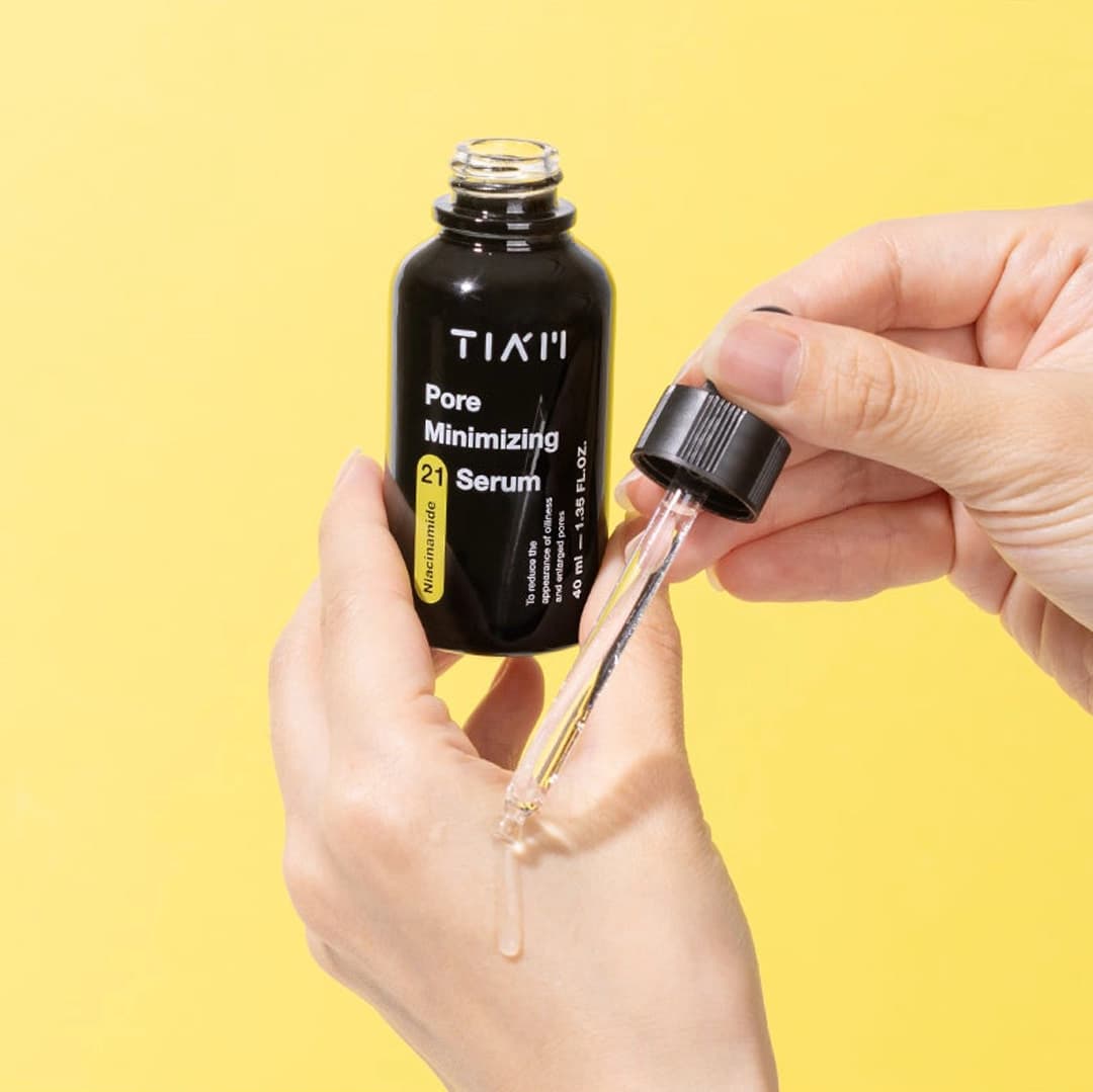 TIAM Pore Minimizing 21 Serum — 20% Niacinamide + 1% Zinc PCA Pore Tightening & Sebum Control Korean Serum, Brightens Dark Pores, Fades Acne Marks, Blackhead Minimizer for Oily, Combination & Acne-Prone Skin — 40ml