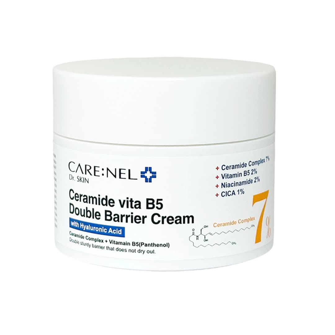 CARE:NEL Ceramide Vita B5 Double Barrier Cream 50ml — 7% Ceramide Korean Moisturizer Bangladesh