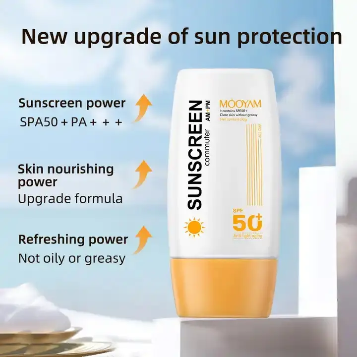 Mooyam Sunscreen SPF 50+ Korean formula for oily skin – 12-hour protective isolation